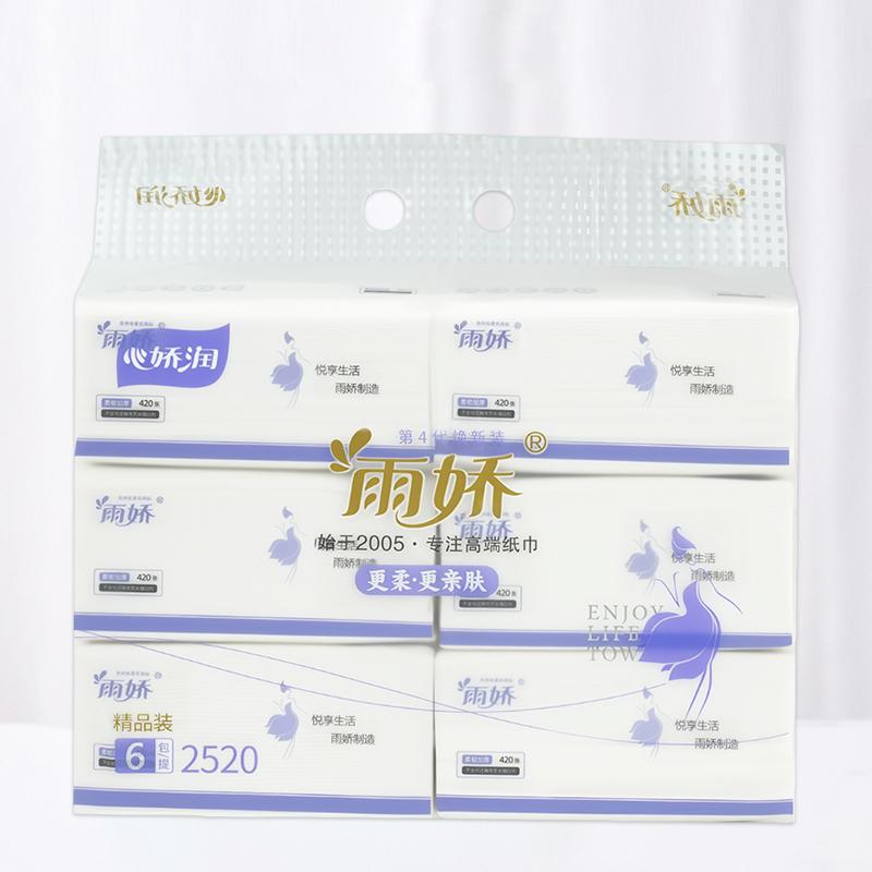 新娇润6包152mm抽纸